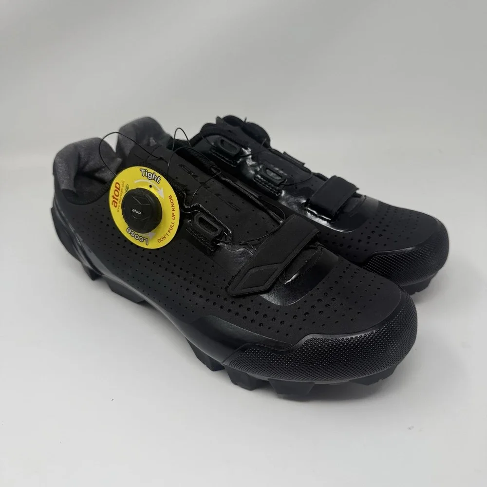 BULLS Cycling Shoes Mens EU 45 Black MTB SPD Atop Dial Closure Clipless